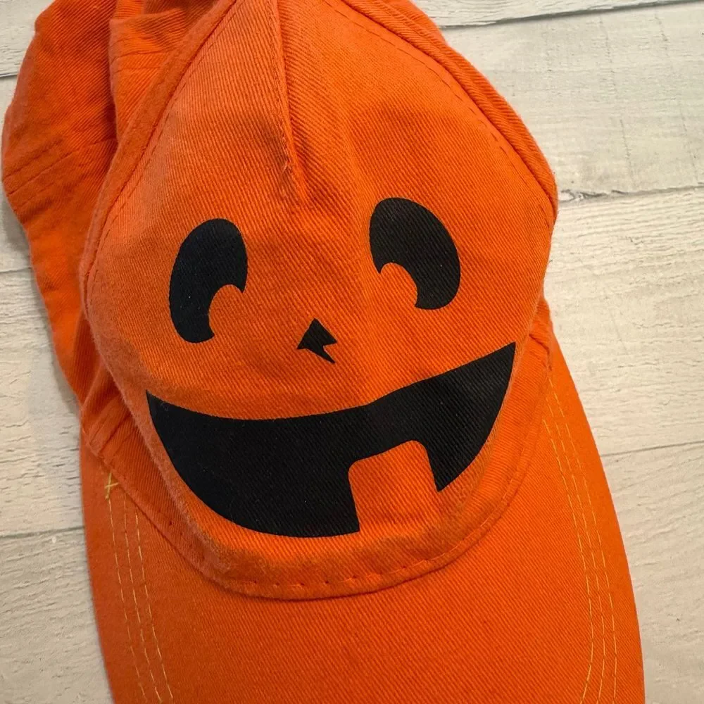 Kids pumpkin‎ jack o lantern hat